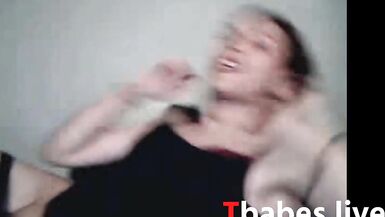 Petite Dark Brown Pretty Femboy Showing On Camera Her Excellent CockFaps - 2 image