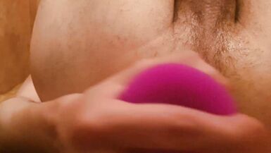 Anal sex in the bath with fake penis - 9 image