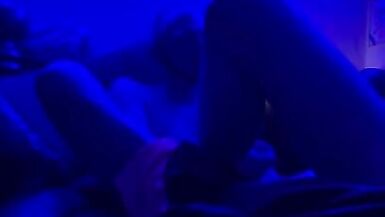 Blue light dick down ladyman takes large dick - 12 image