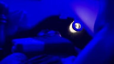 Blue light dick down ladyman takes large dick - 14 image