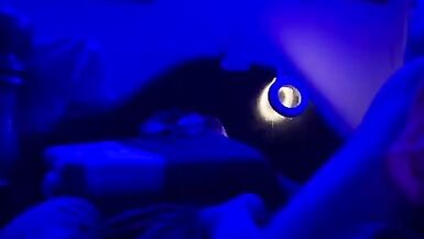 Blue light dick down ladyman takes large dick - 15 image