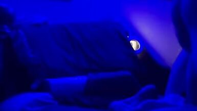 Blue light dick down ladyman takes large dick - 8 image