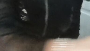 Sheboy Holly smokin' and wanking her cock - 6 image