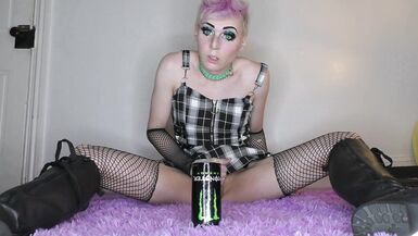 ryu Doll uses bad dragon on machine and monster can - 15 image