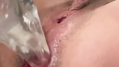 Fisting fake penis, fave sitting POV - 12 image