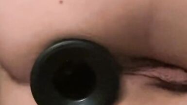 Fisting fake penis, fave sitting POV - 3 image