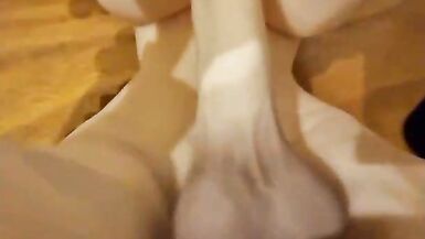 Sex with a Otokonoko Tgirl Sex Doll on my workdesk another time. - 2 image