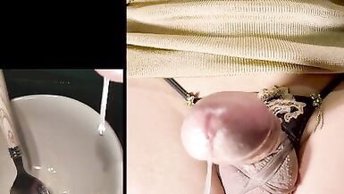 " cum three times and eat it " Tonight i'm going to have myself a real valuable time. Lots of erotic liquid... palatable - 13 image