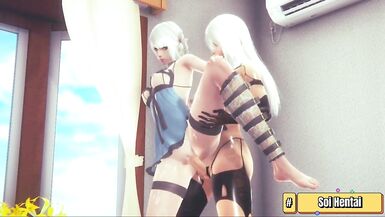 Drawing CG - Ladyboy acquire fuck with PG cutie - 12 image