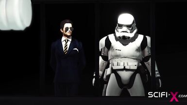 Space sex in the sci-fi lab. A hawt naive playgirl has anal sex with a female dickgirl - 14 image