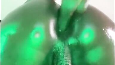 AFRICAN TS TWERKS + USES VIBRATOR - 13 image