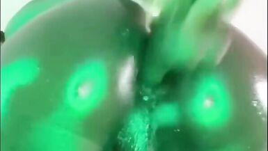 AFRICAN TS TWERKS + USES VIBRATOR - 14 image