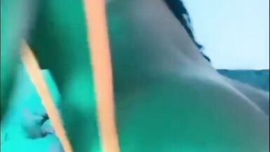 AFRICAN TS TWERKS + USES VIBRATOR - 6 image