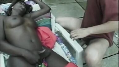 Hot Dark T-Girl Can't Live Without To engulf My Cock! - 15 image