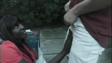 Hot Dark T-Girl Can't Live Without To engulf My Cock! - 5 image