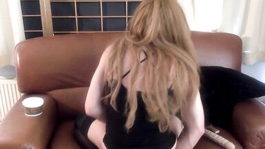 Sissy Whore bonks one as well as the other her holes for dad - 5 image