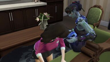 Shemale Hentai Widowmaker banging Dva throat - 4 image
