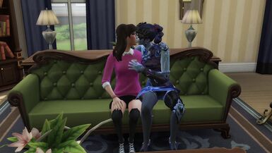 Shemale Hentai Widowmaker banging Dva throat - 5 image