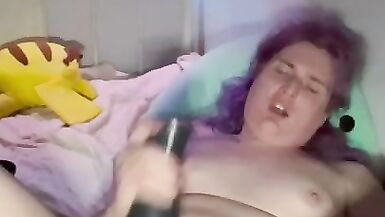 Trans gal plays plays with toys on birthday - 12 image