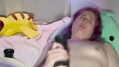 Trans gal plays plays with toys on birthday - 13 image