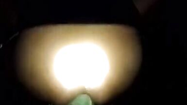 Montando cuya anal gigante a media noche en el campo - 7 image