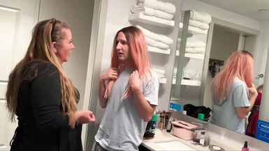 Lad Feminized by Roommate as Discipline