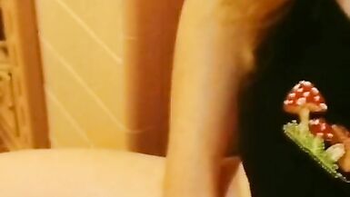 TS Plays with Her Gal Dick Compilation - 10 image