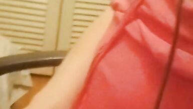 TS Plays with Her Gal Dick Compilation - 8 image