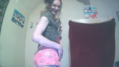 try on haul pajama shorts with millie! - 1 image