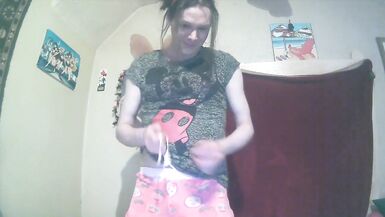 try on haul pajama shorts with millie! - 11 image