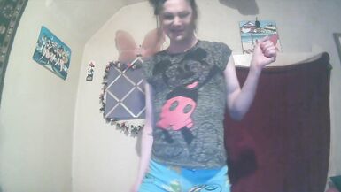 try on haul pajama shorts with millie! - 15 image