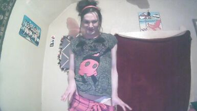 try on haul pajama shorts with millie! - 3 image