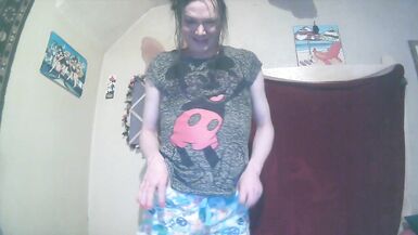 try on haul pajama shorts with millie! - 7 image