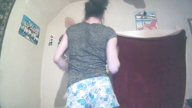 try on haul pajama shorts with millie! - 8 image