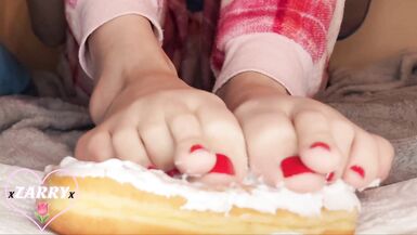 Shy Femboy Plays With His Feet And Receives 'Em All Immodest Just For U, So U Can Take Up With The Tongue 'Em Clean! - 11 image