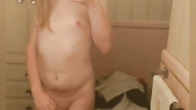 Trans Angel Discloses Her Cock Compilation - 14 image