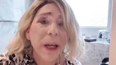 A thick sex-toy in my taut a-hole - 14 image