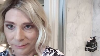 A thick sex-toy in my taut a-hole - 2 image