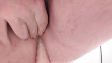 A thick sex-toy in my taut a-hole - 8 image