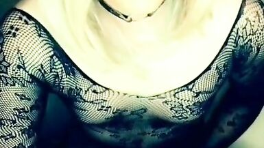 Transsexual cumming and tasting her own cum for the 1st time - 13 image