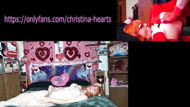 Christina Hearts (The Compound) - Toy Play From the Bedroom to the Suds and Moist in The TUB (two to 1)