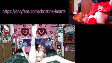 Christina Hearts (The Compound) - Toy Play From the Bedroom to the Suds and Moist in The TUB (two to 1)