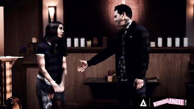 BURNING HOTTY - Breasty Trans Receives Her Face Hole And Butt Drilled Previous To Finishing With A Mouthful Of Cum