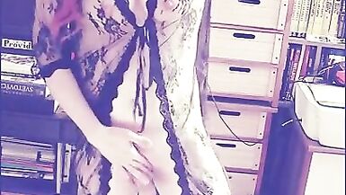 I am giving orall-service to a biggest african cock, masturbating and having an affair with not my stepbrother - 6 image