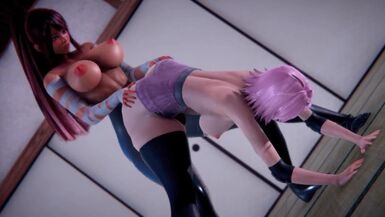 Futanari Kushina Hard Fuck Sakura Anime Naruto Animation Creampie - 1 image