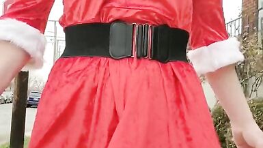 Exhibitionist Crystal Caged Claus, 1 - 15 image