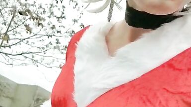 Exhibitionist Crystal Caged Claus, 1