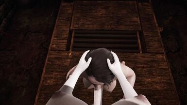 Lady Dimitrescu x Jill Valentine Oral Sex - 3 image