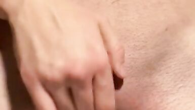 Trans Legal Age Teenager Cums Hard After Spanking His Dick - 10 image