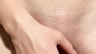 Trans Legal Age Teenager Cums Hard After Spanking His Dick - 5 image